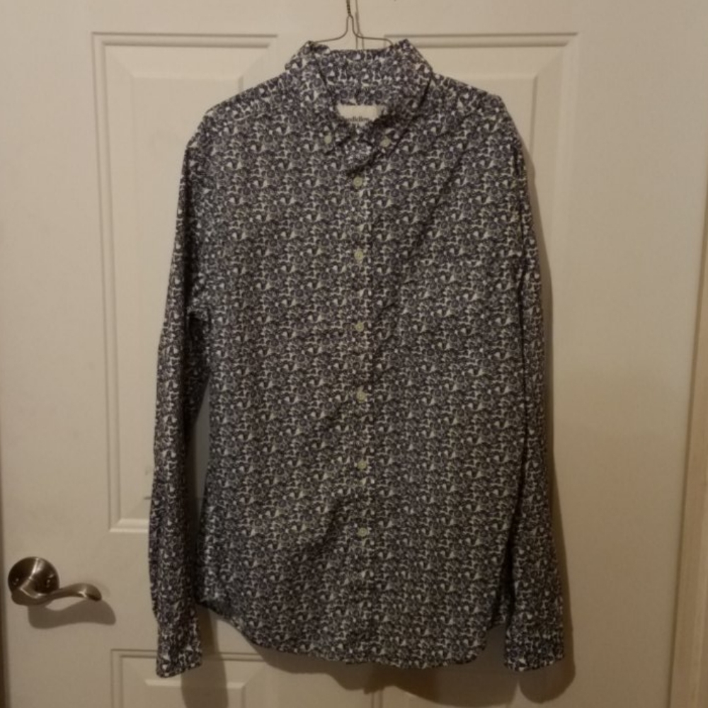 Goodiellow medium floral button-down